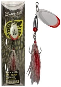 Rotačka Buck Pike 20g White Red